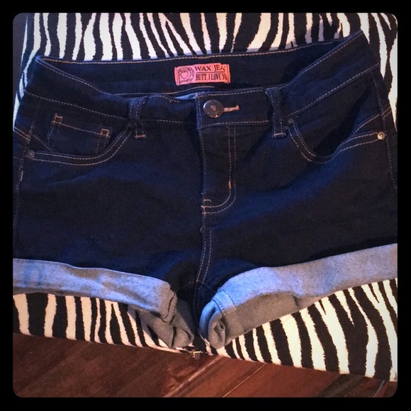 wax jeans but i love you shorts